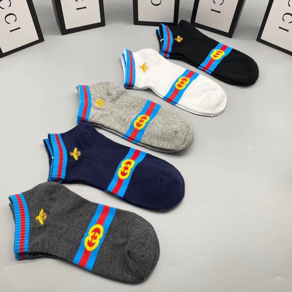 Couple's Stylish Casual Cotton Socks