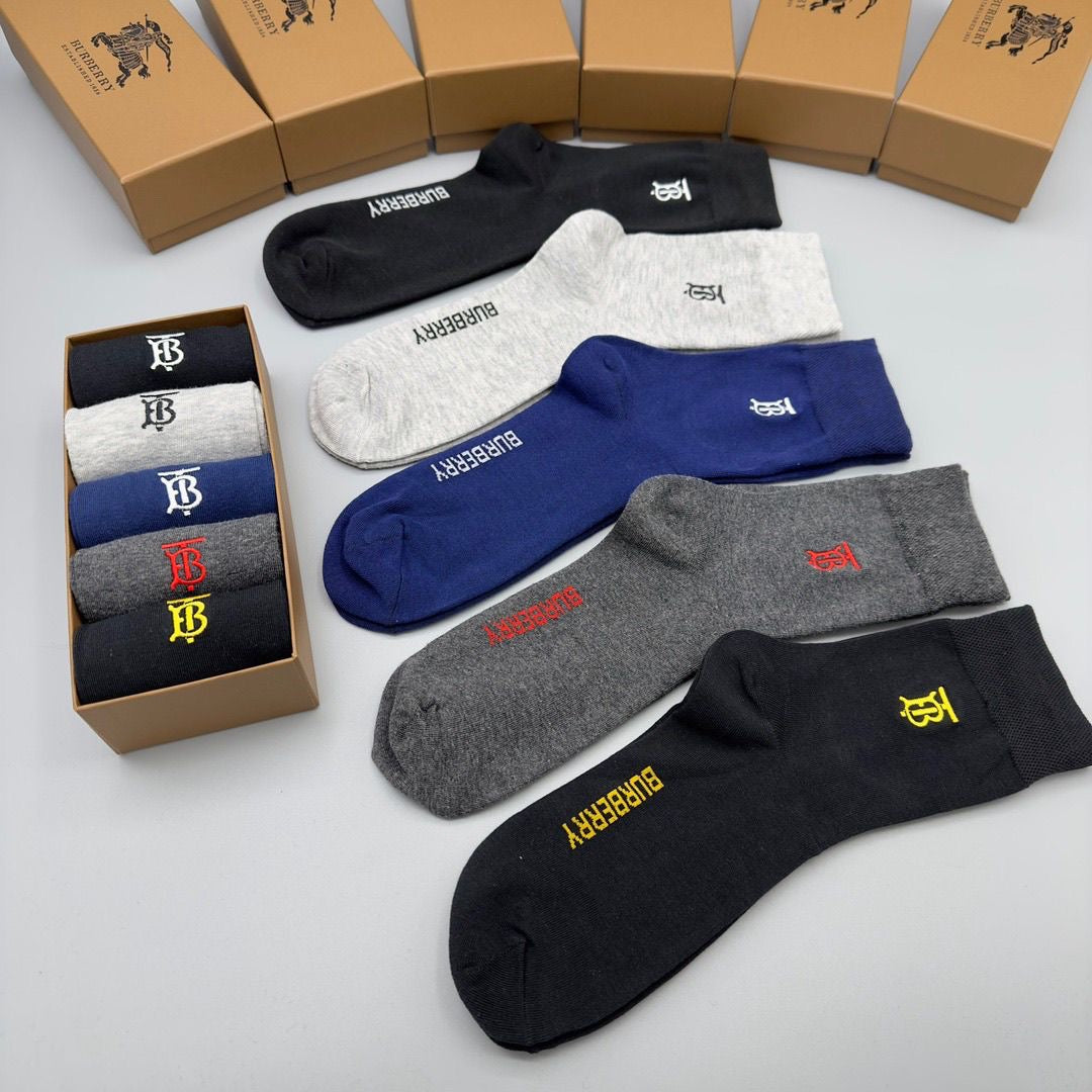 Couple's Stylish Casual Cotton Socks