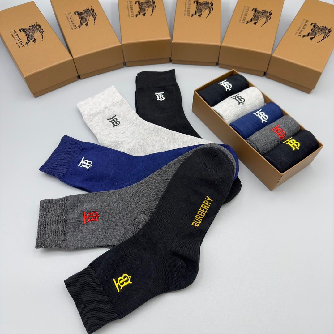 Couple's Stylish Casual Cotton Socks