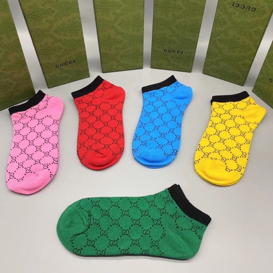 Couple's Stylish Casual Cotton Socks
