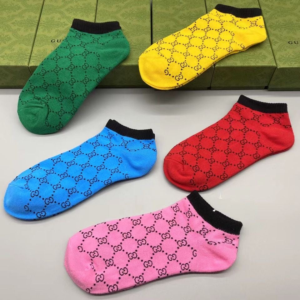 Couple's Stylish Casual Cotton Socks