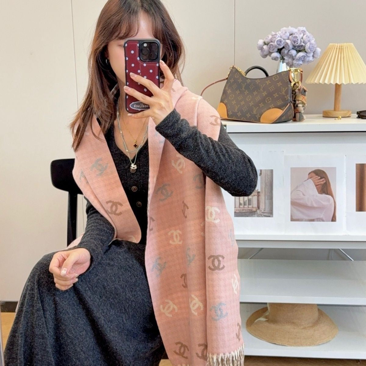 Women's Fashionable Versatile Cashmere Scarf/Shawl