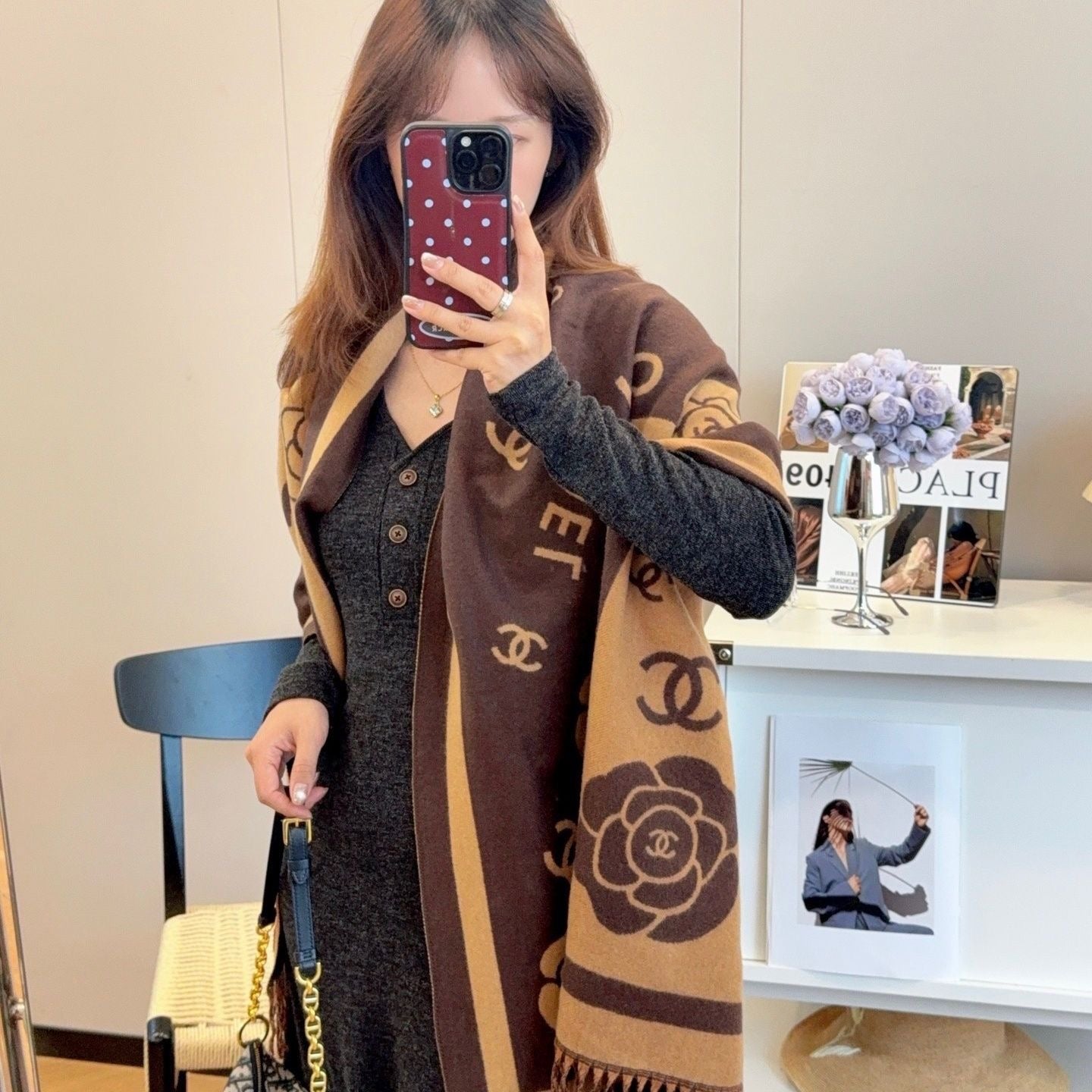 Women's Fashionable Versatile Cashmere Scarf/Shawl