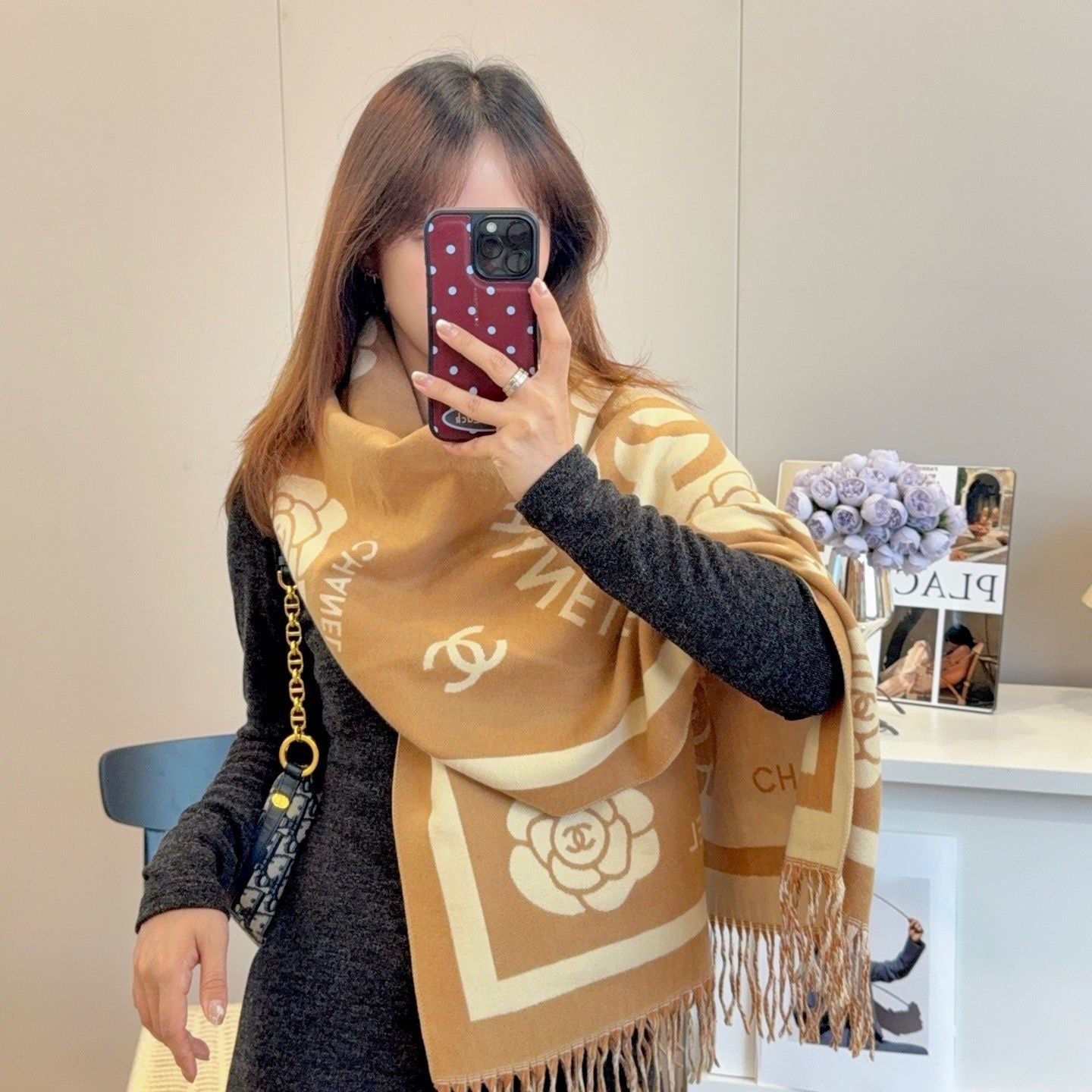 Women's Fashionable Versatile Cashmere Scarf/Shawl