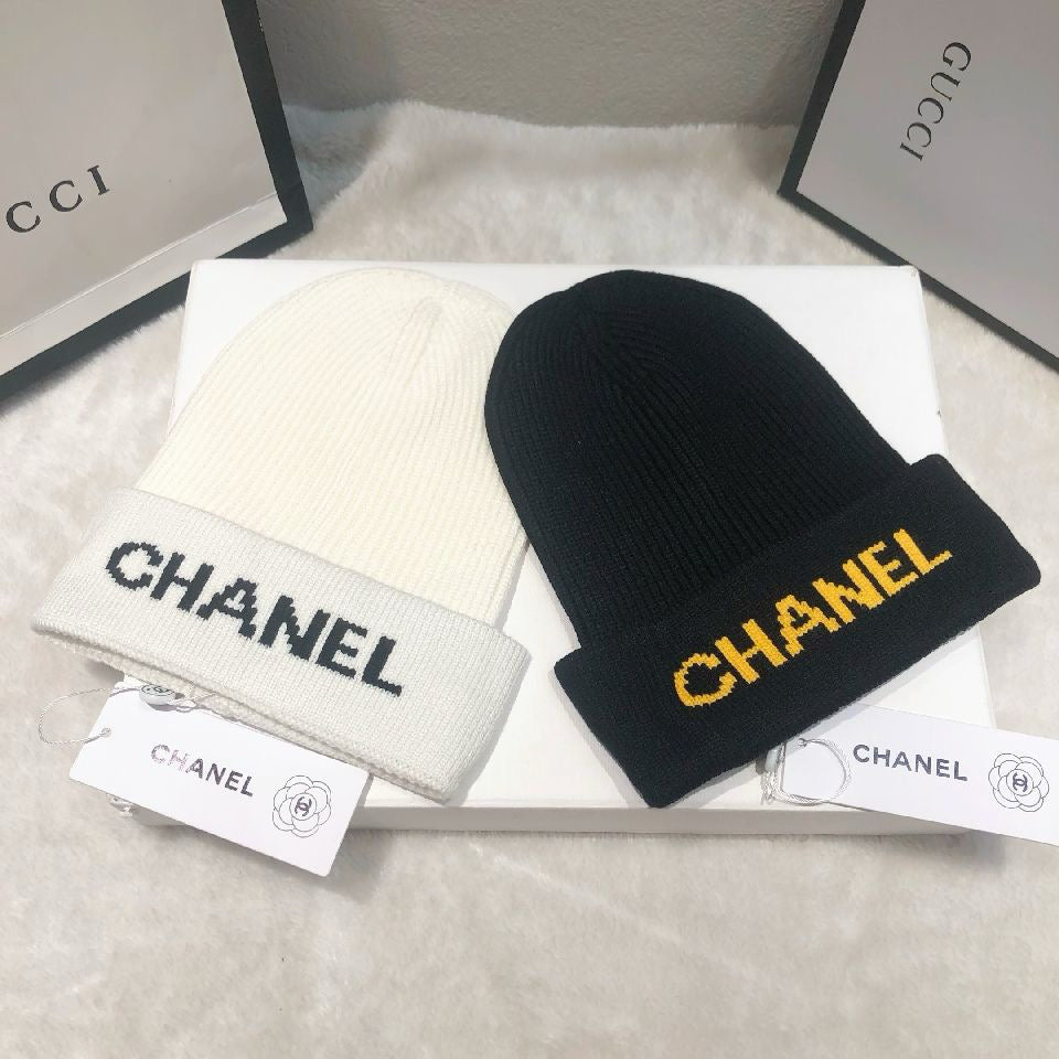 Fashionable Casual Embroidered Knitted Hat