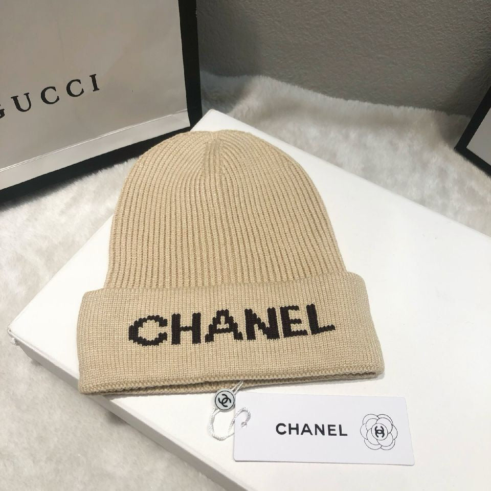 Fashionable Casual Embroidered Knitted Hat