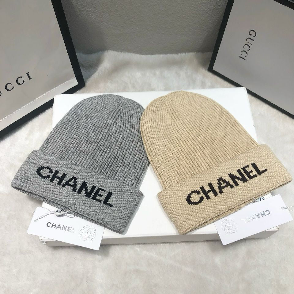 Fashionable Casual Embroidered Knitted Hat