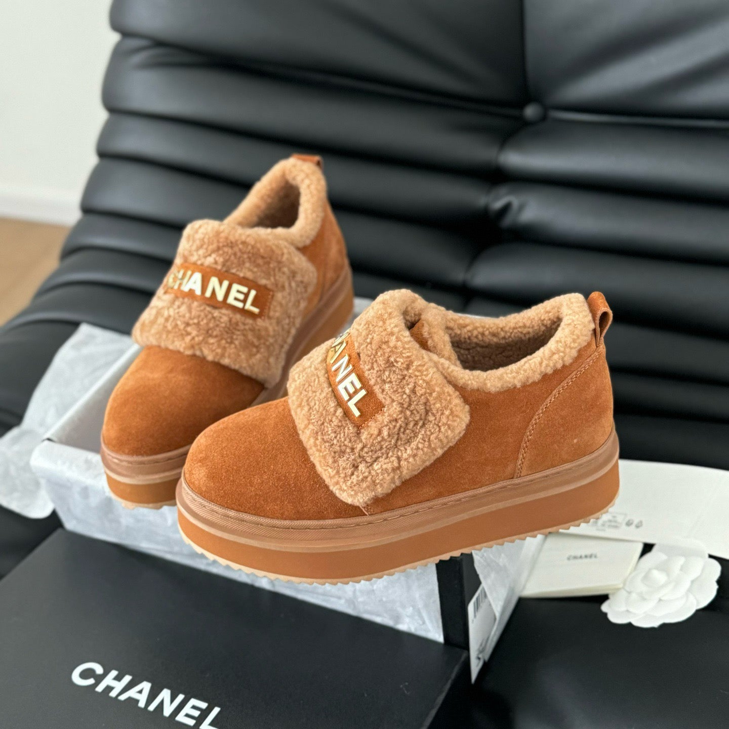 New Women's Fashionable Fleece-Lined Snow Boots