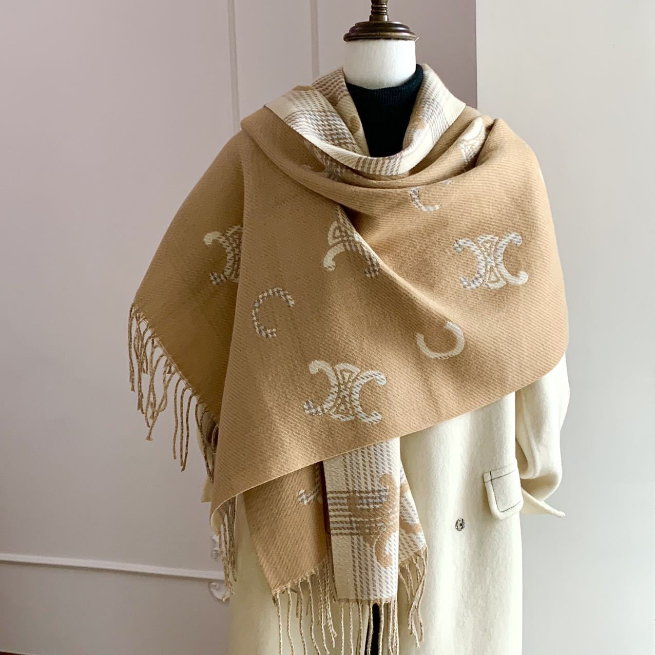 Women's Fashionable Pure Cotton Scarf/Shawl
