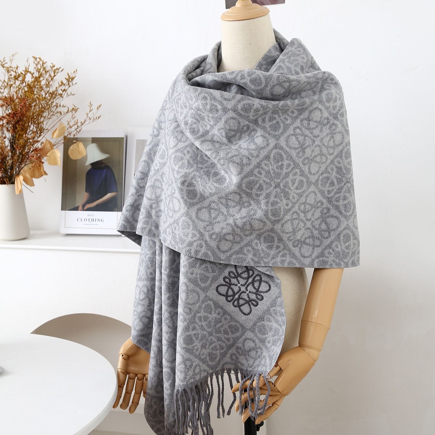 Women's Fashionable Pure Cotton Scarf/Shawl