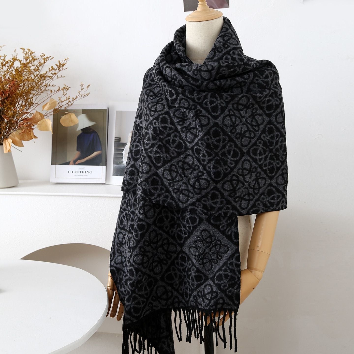 Women's Fashionable Pure Cotton Scarf/Shawl