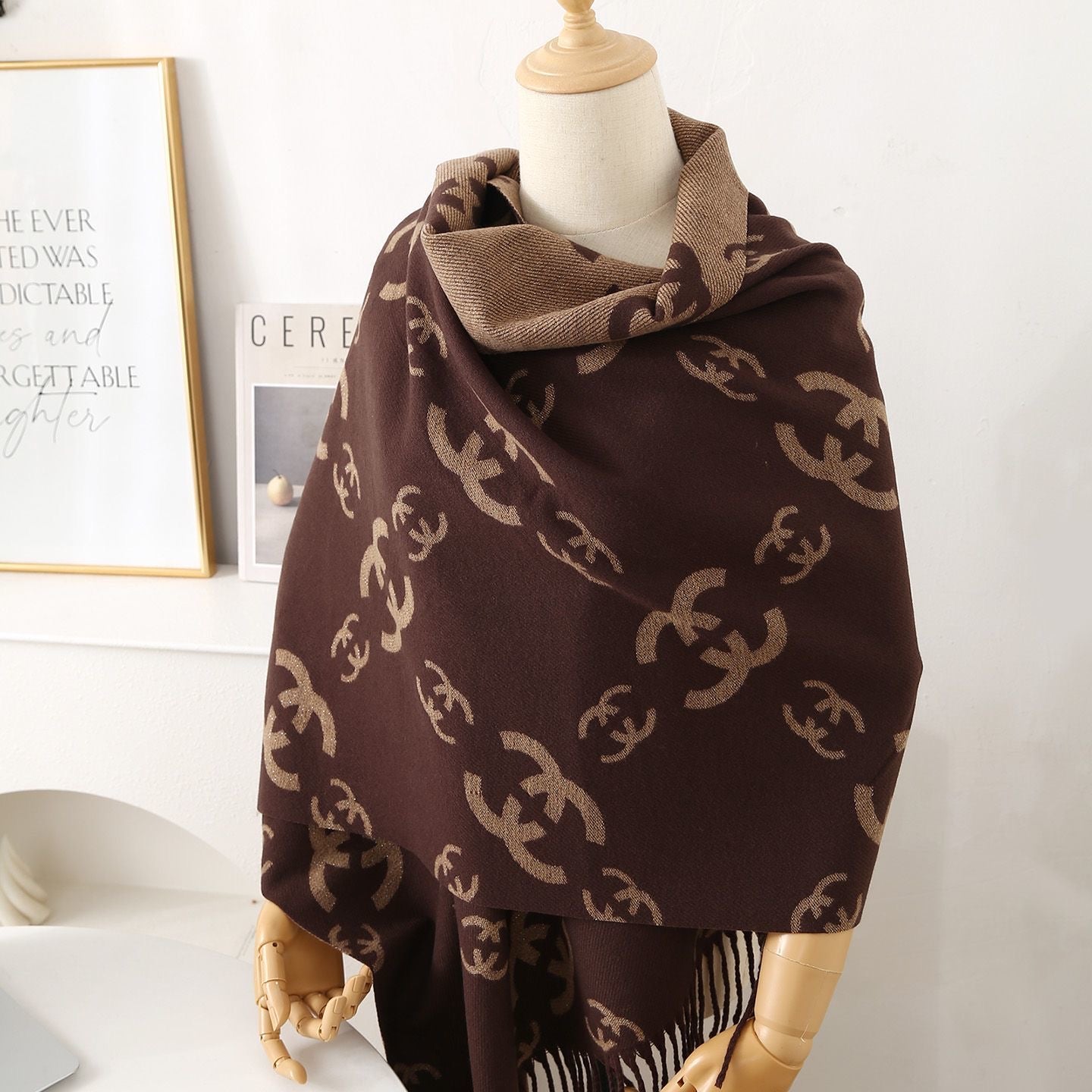Women's Fashionable Pure Cotton Scarf/Shawl