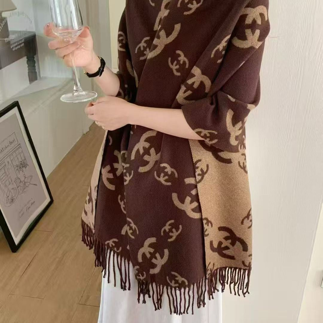 Women's Fashionable Pure Cotton Scarf/Shawl