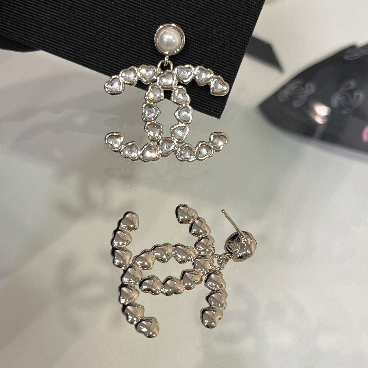 New Women's Rhinestone Pendant Earrings