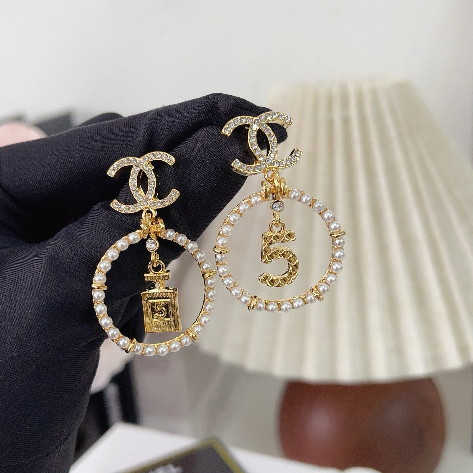 Women's Fashionable Rhinestone Drop Earrings