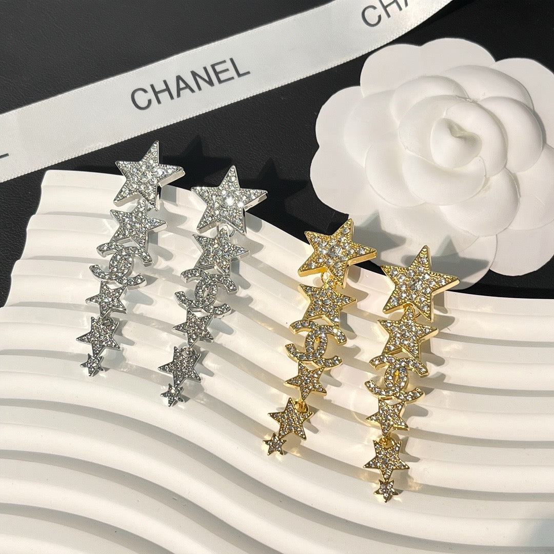 Women's Fashionable Rhinestone Drop Earrings