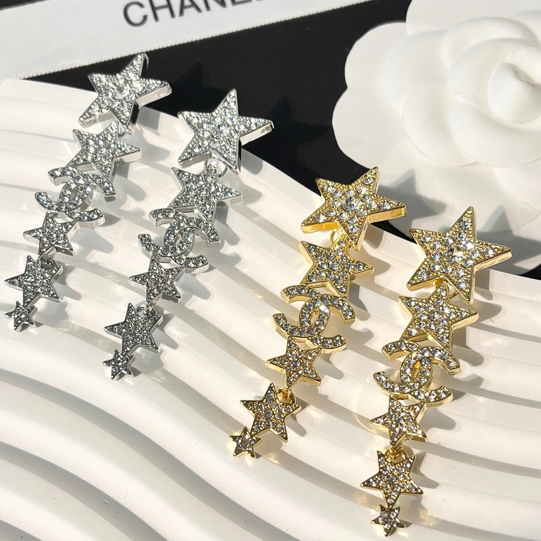 Women's Fashionable Rhinestone Drop Earrings