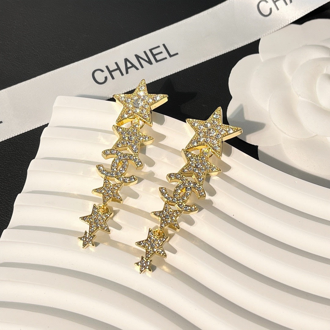 Women's Fashionable Rhinestone Drop Earrings