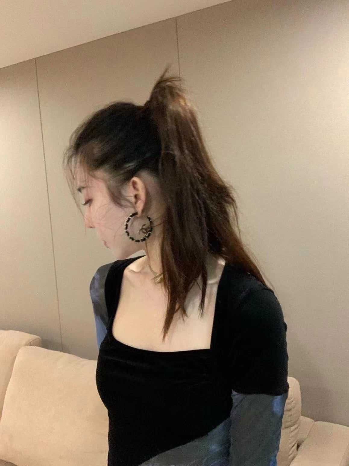 Women's Fashionable Large Hoop Earrings