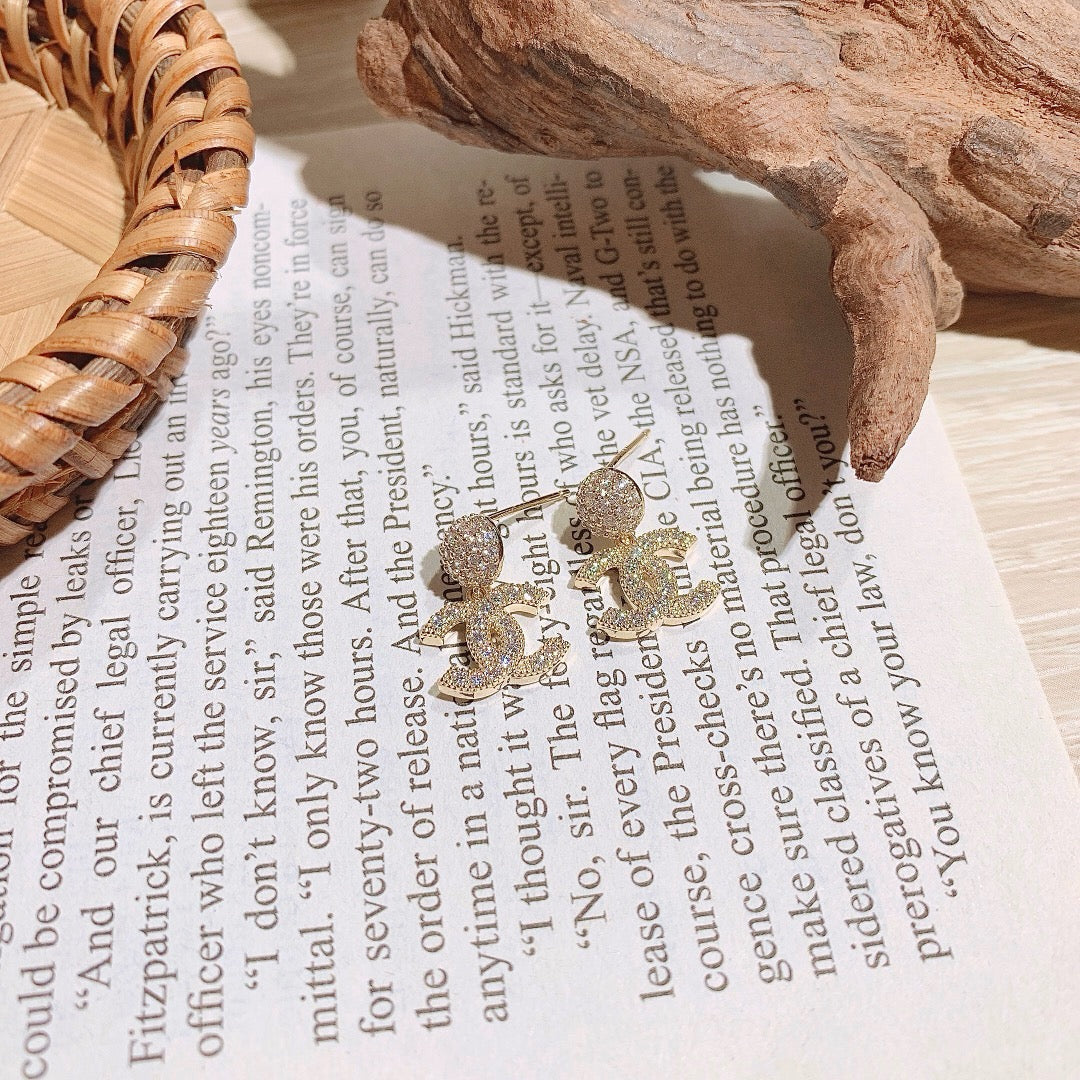 Women's Stylish Exquisite Rhinestone Earrings