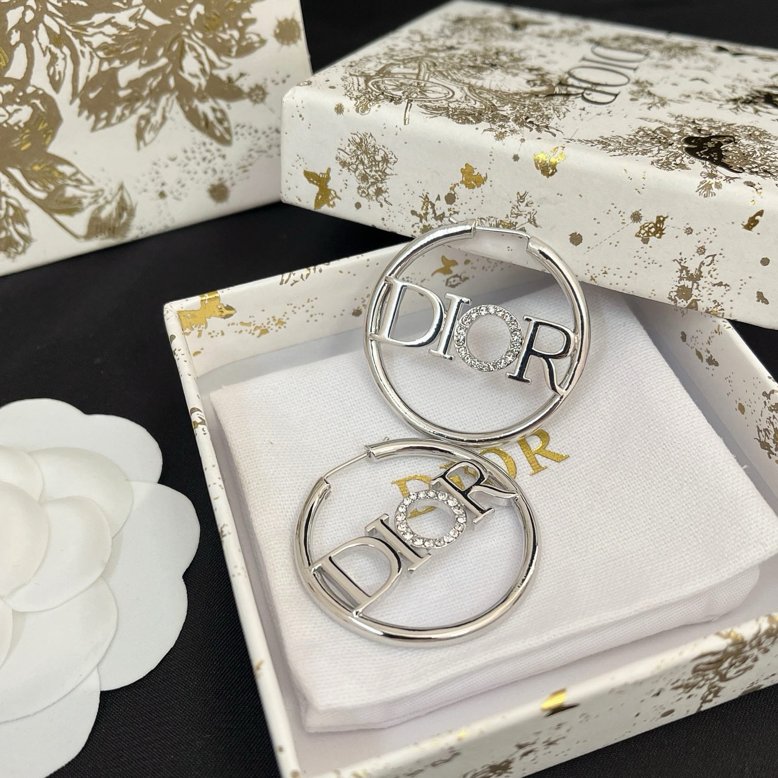 Women's Fashionable Large Hoop Earrings