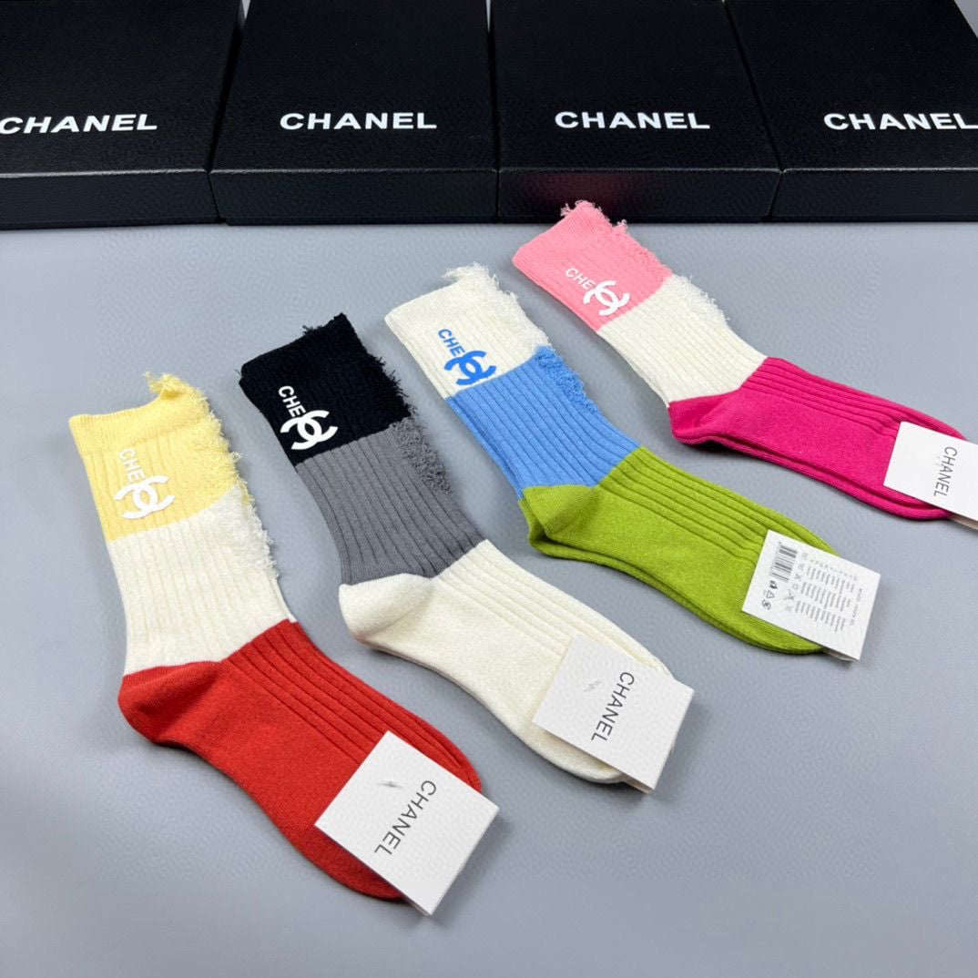 Women's Fashion Mid-Cut Cotton Socks