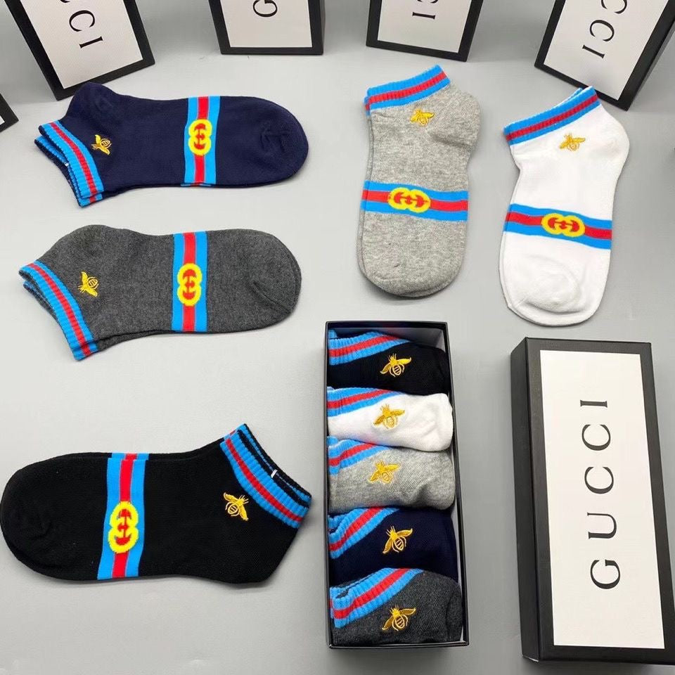 Couple's Stylish Casual Cotton Socks