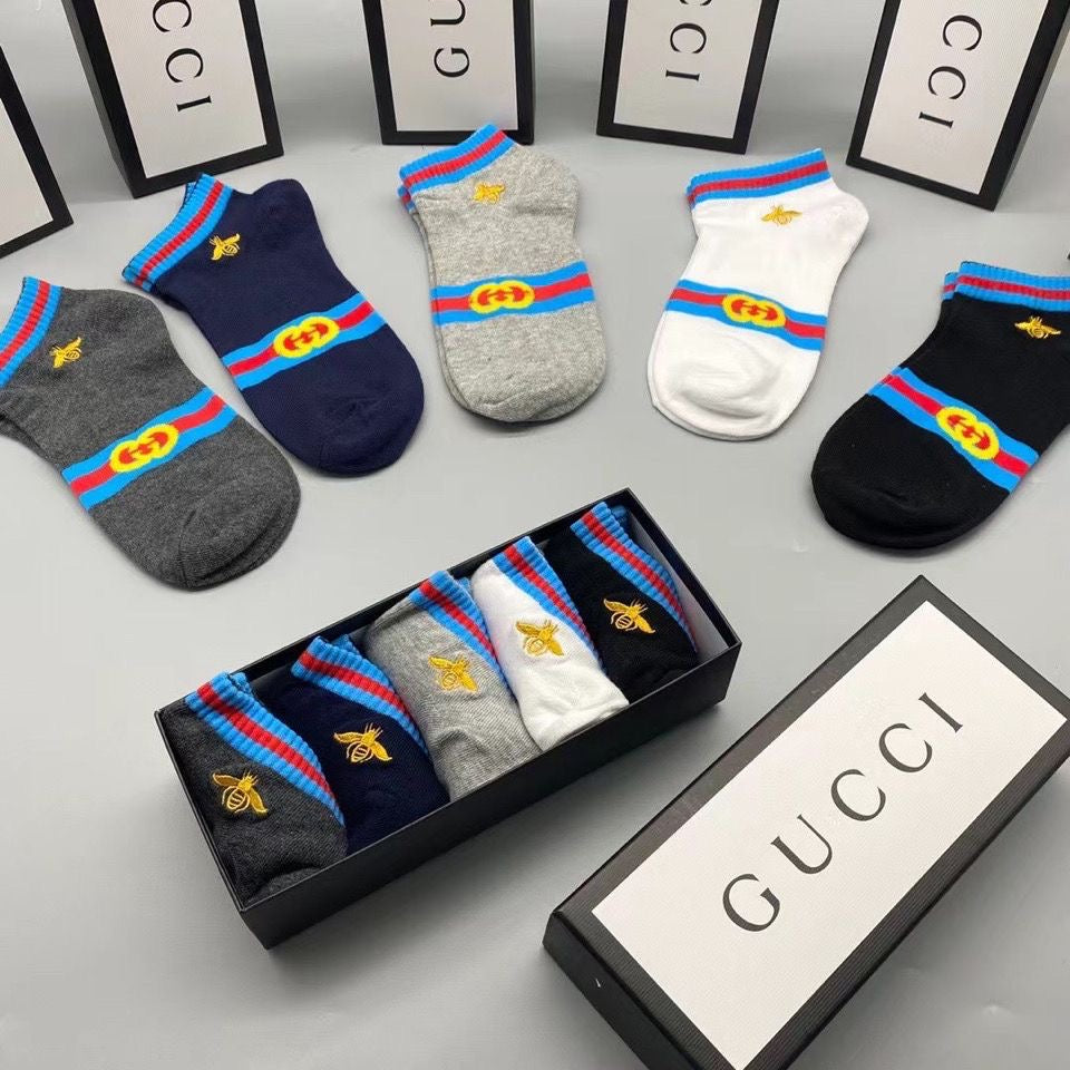 Couple's Stylish Casual Cotton Socks