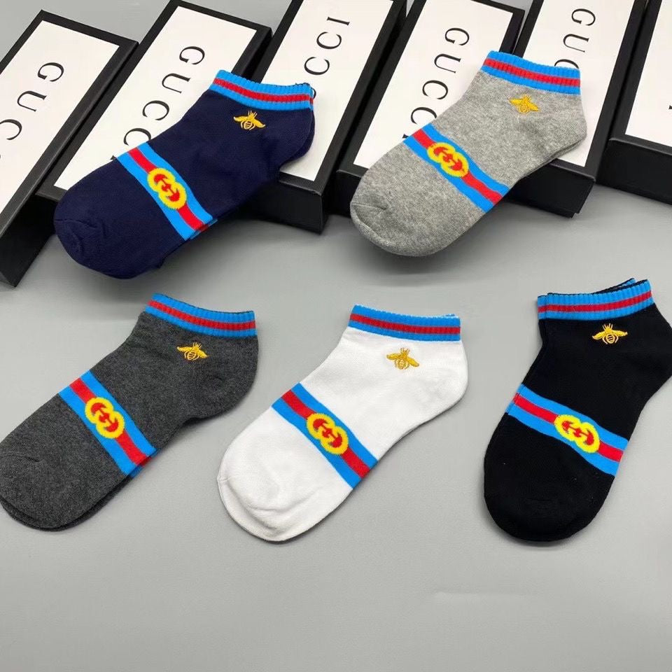 Couple's Stylish Casual Cotton Socks
