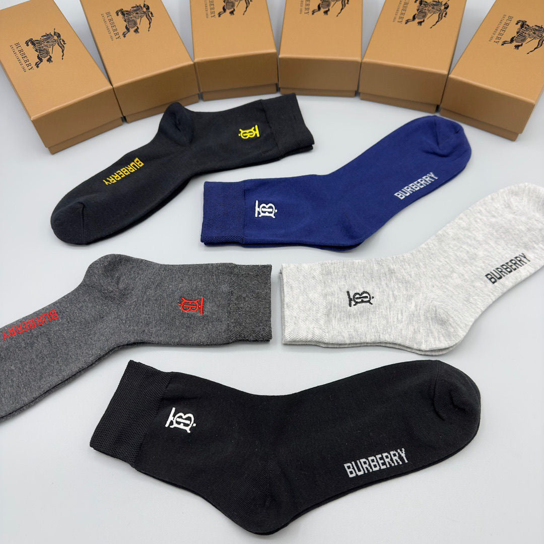 Couple's Stylish Casual Cotton Socks