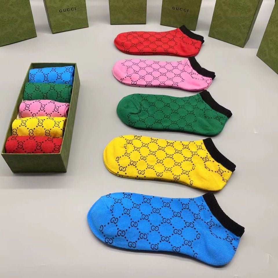 Couple's Stylish Casual Cotton Socks