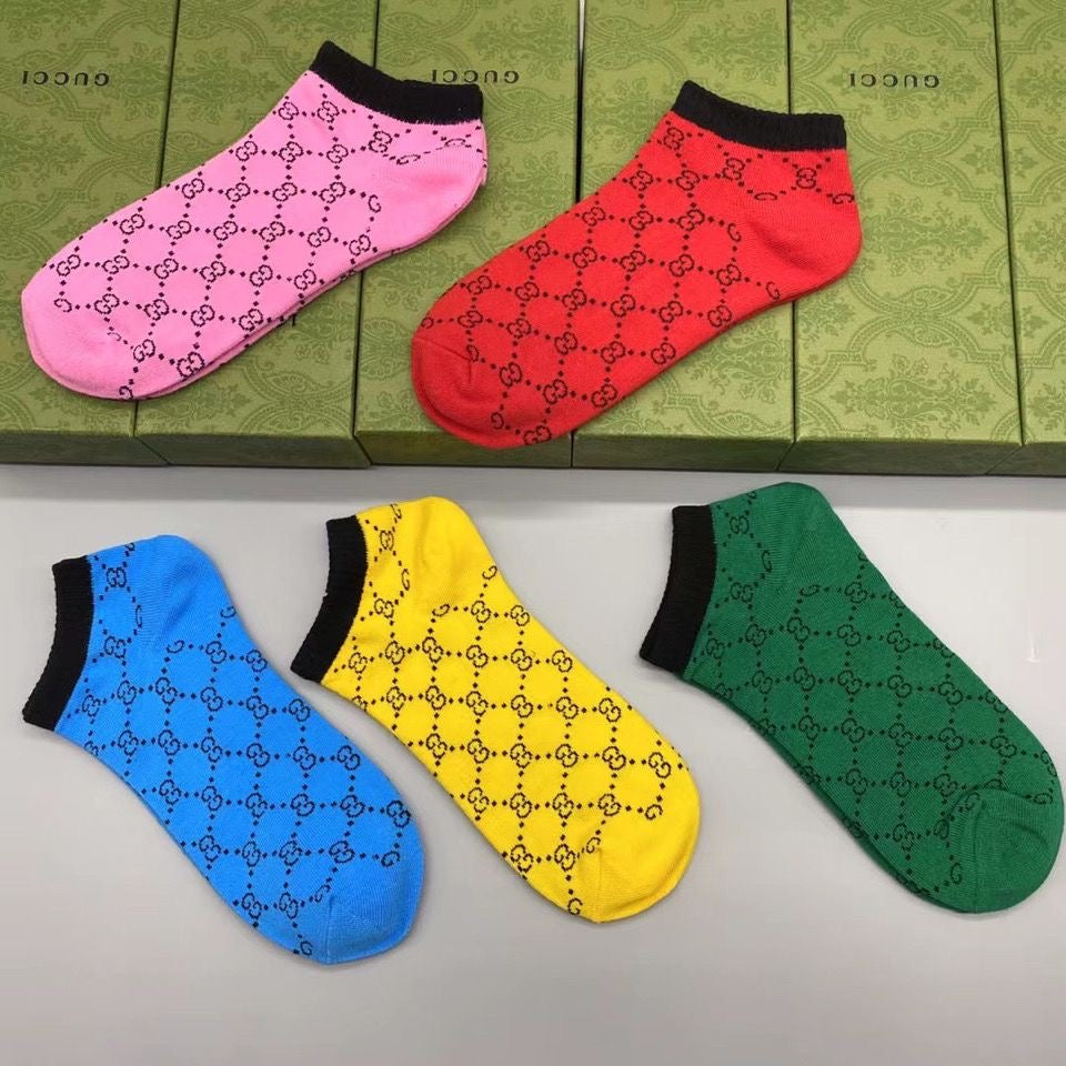 Couple's Stylish Casual Cotton Socks