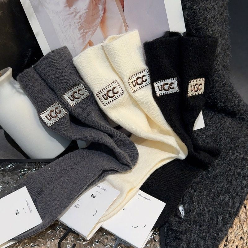 Women's Long Stylish Casual Cotton Socks