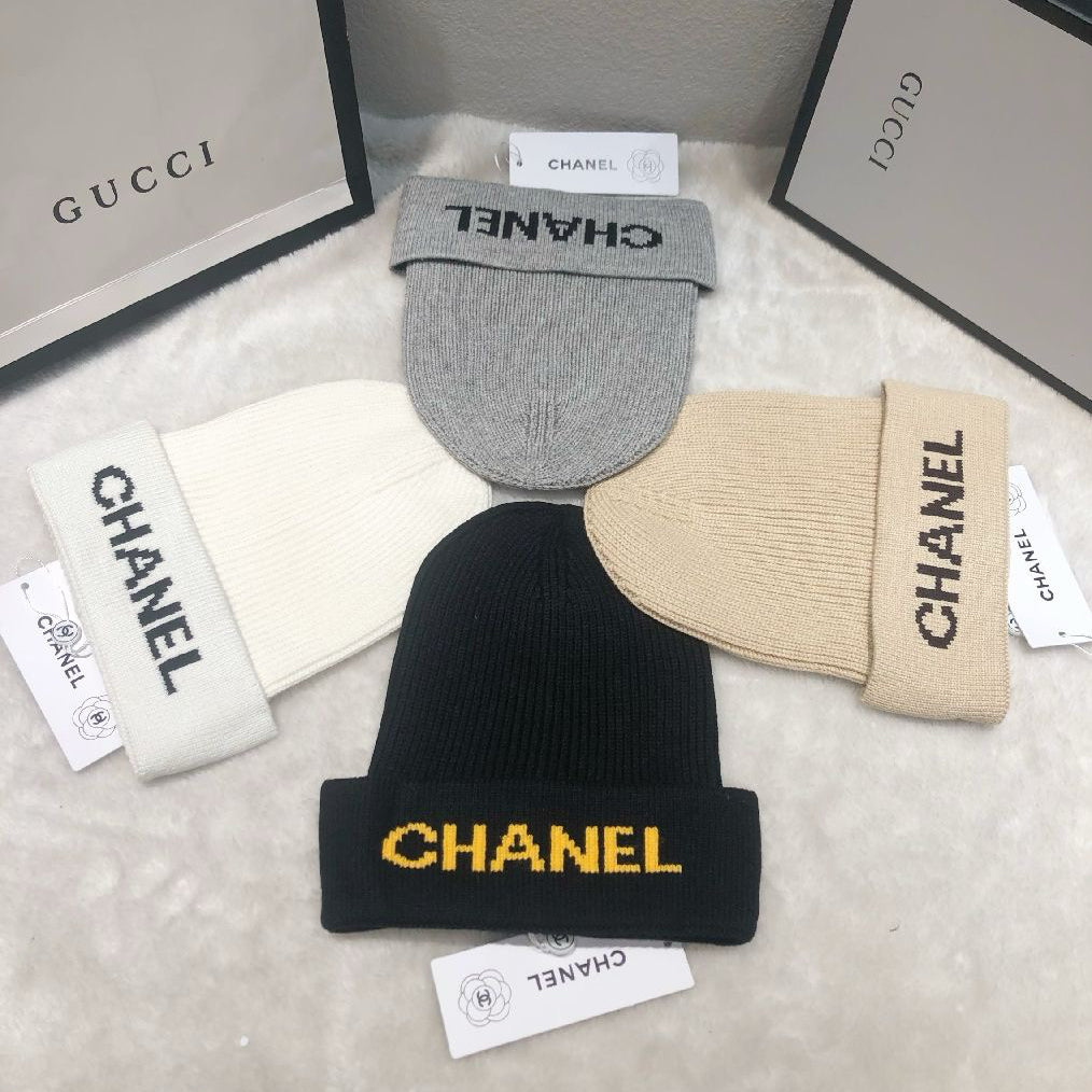 Fashionable Casual Embroidered Knitted Hat