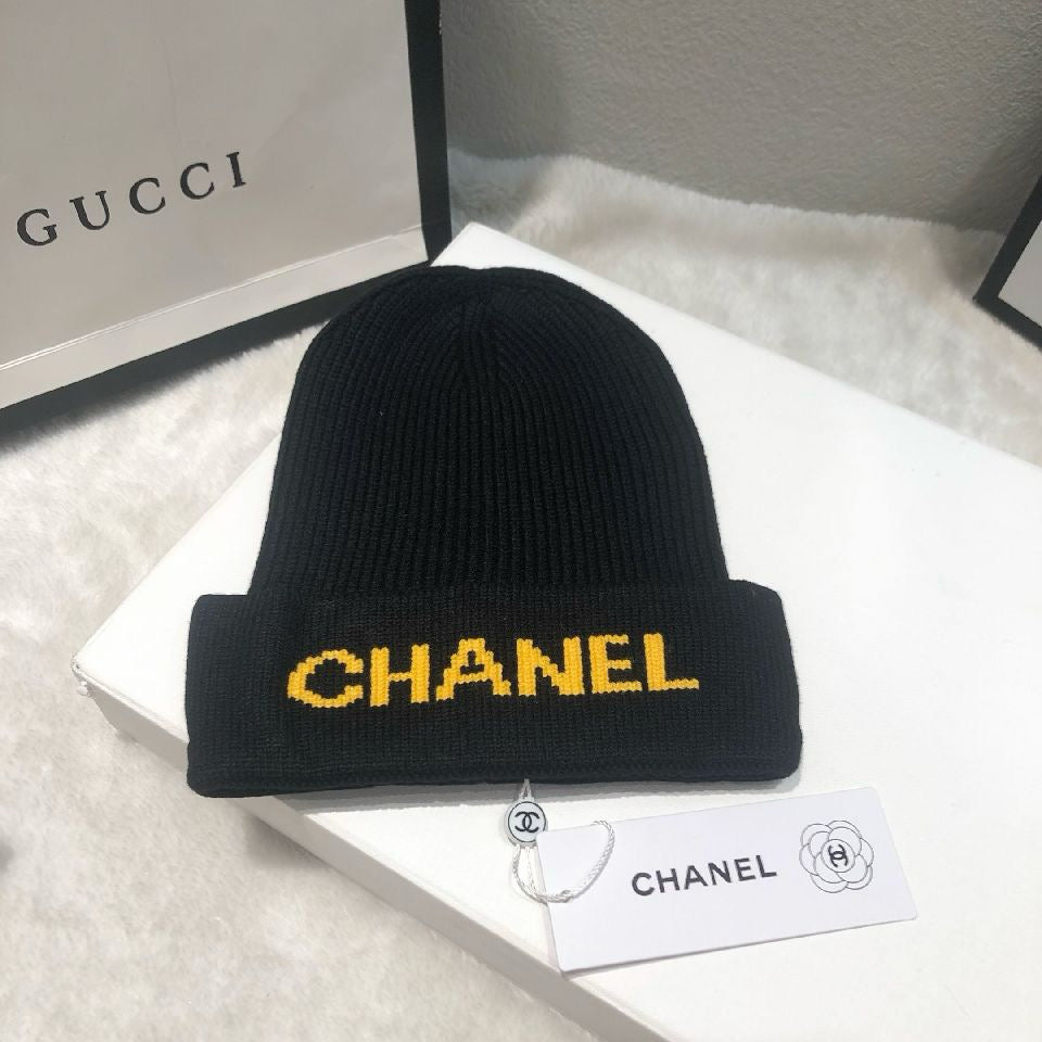 Fashionable Casual Embroidered Knitted Hat