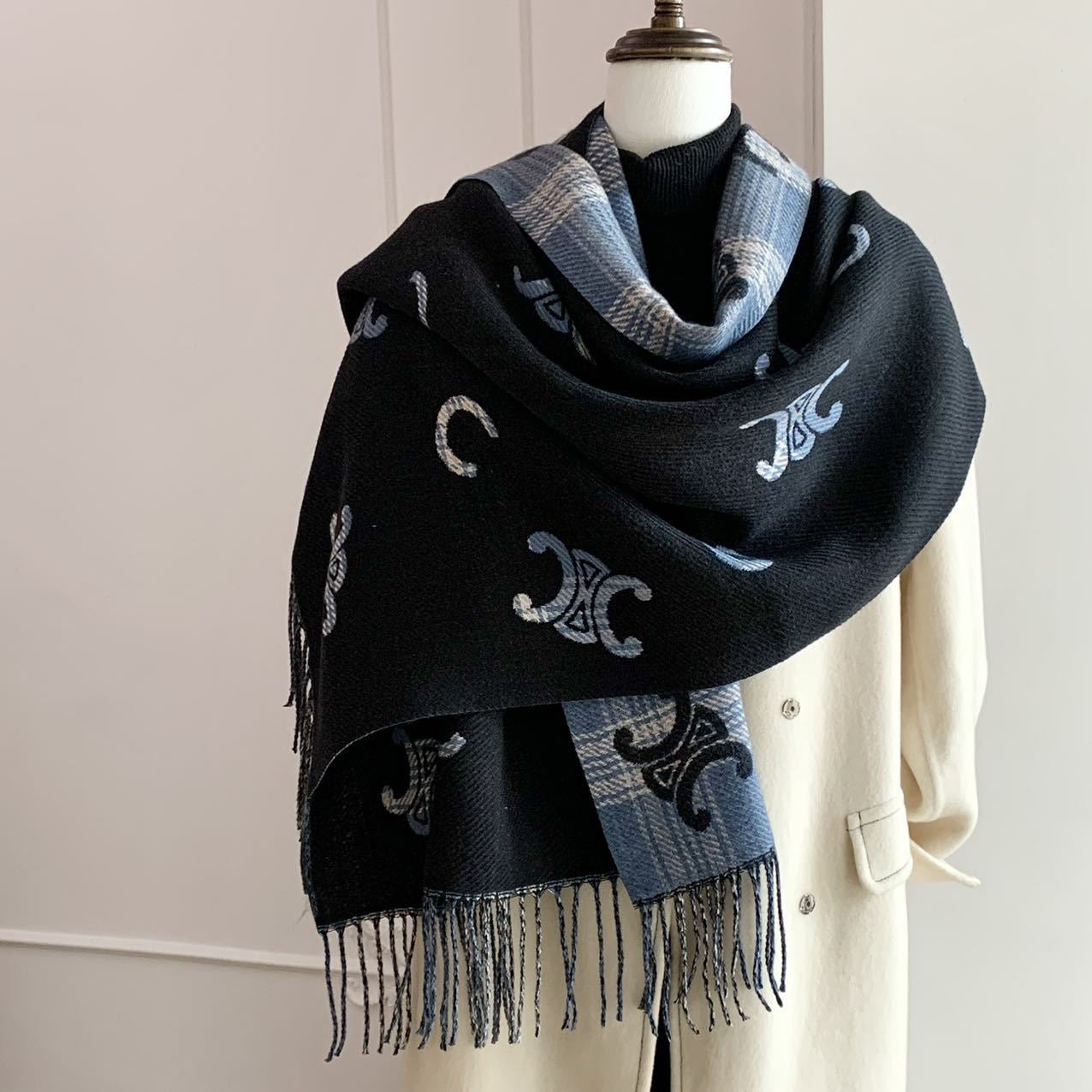 Women's Fashionable Pure Cotton Scarf/Shawl