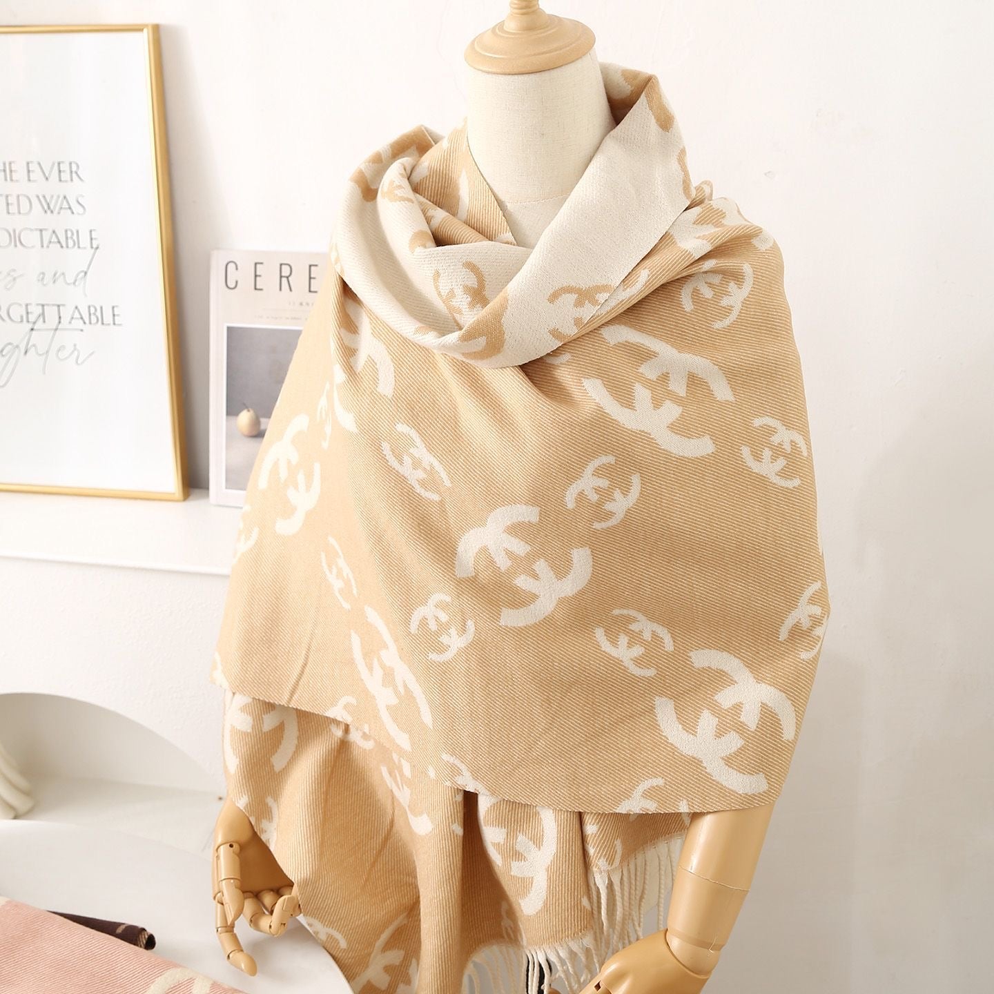 Women's Fashionable Pure Cotton Scarf/Shawl