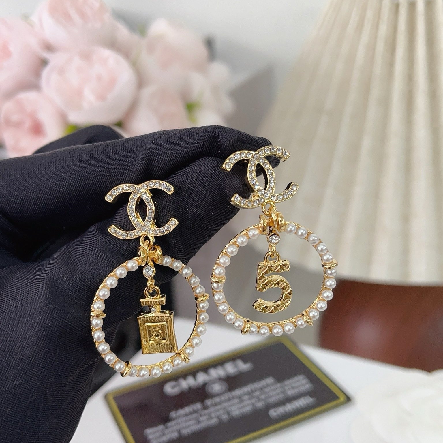 Women's Fashionable Rhinestone Drop Earrings