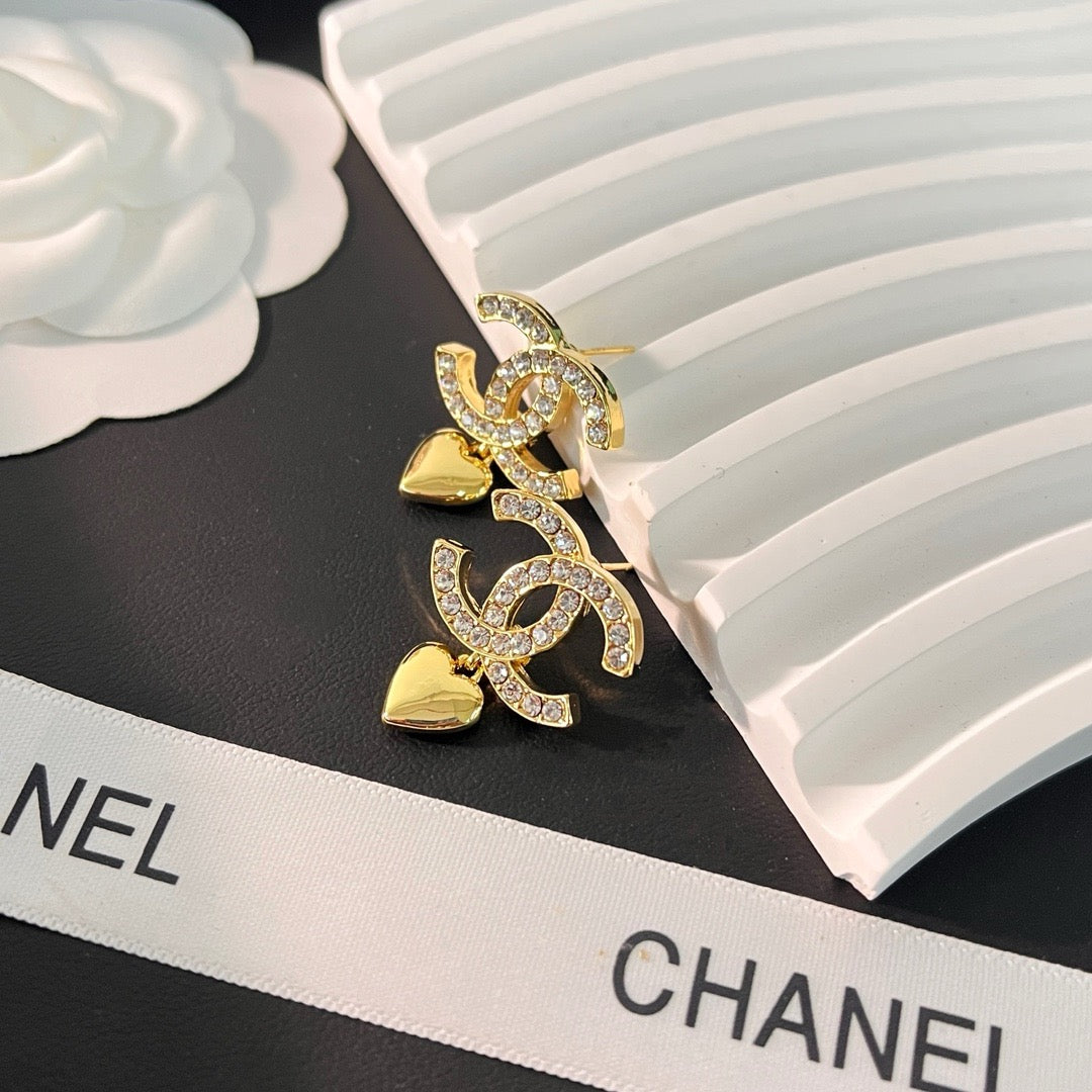 Women's Fashionable Rhinestone Drop Earrings