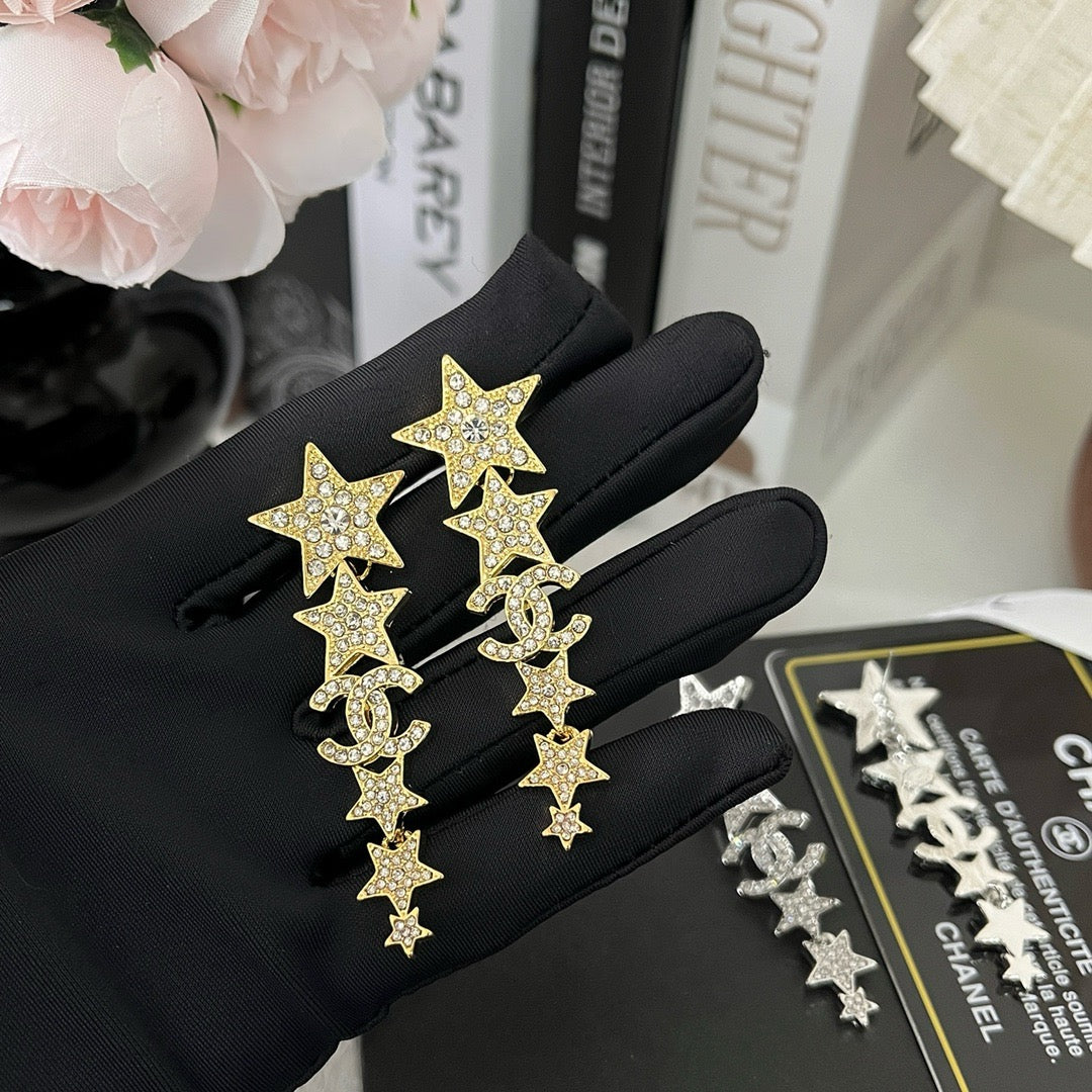Women's Fashionable Rhinestone Drop Earrings