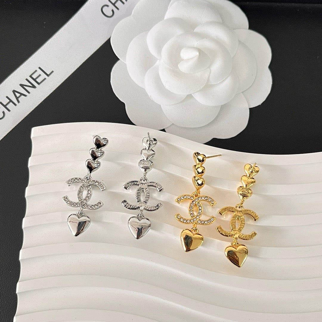 Women's Fashionable Rhinestone Drop Earrings