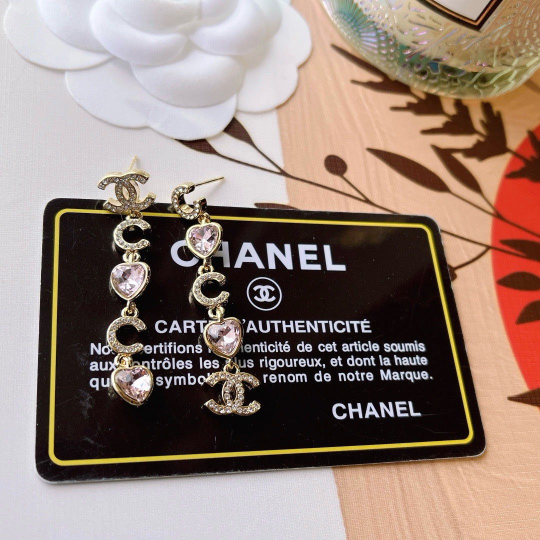 Women's Fashionable Rhinestone Drop Earrings