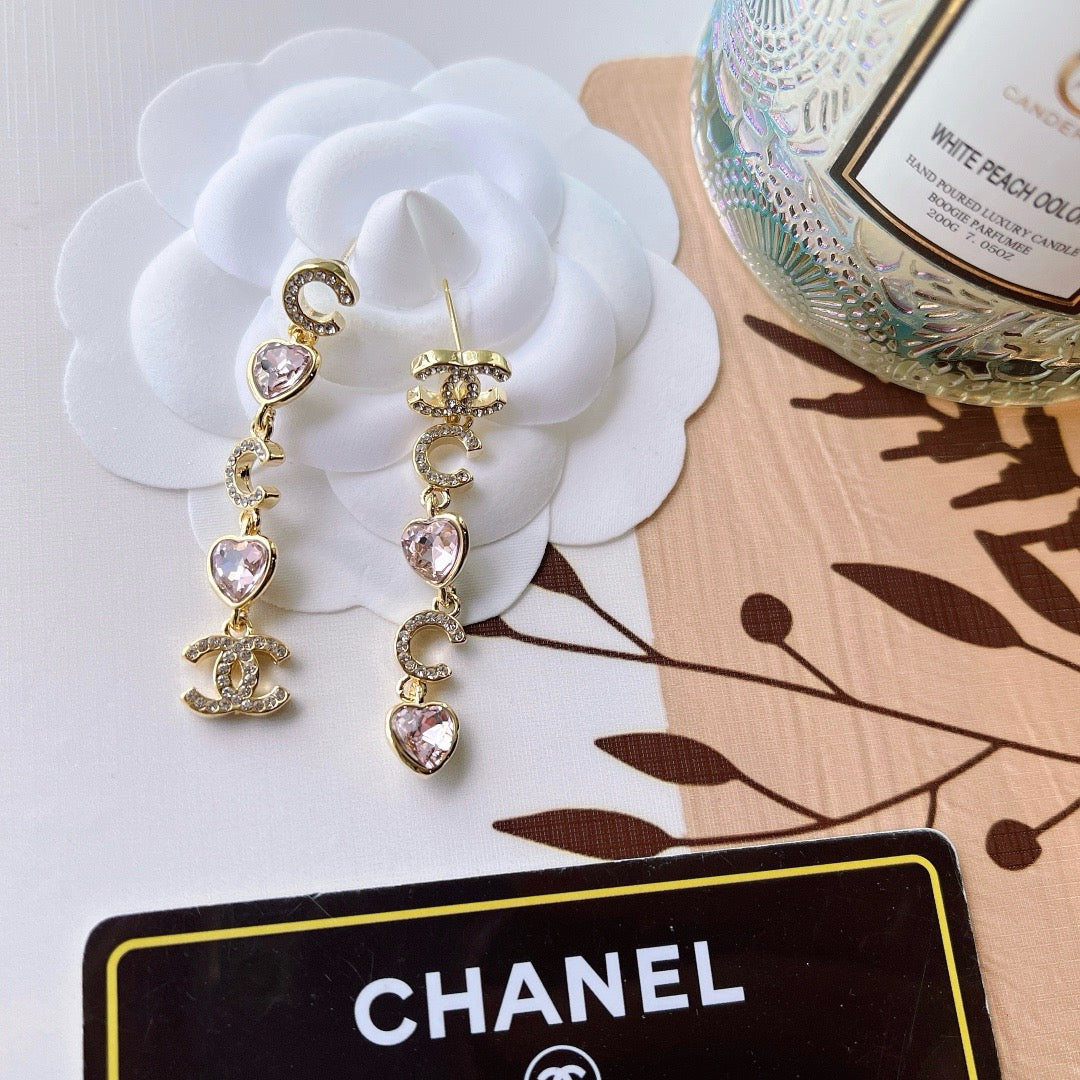 Women's Fashionable Rhinestone Drop Earrings