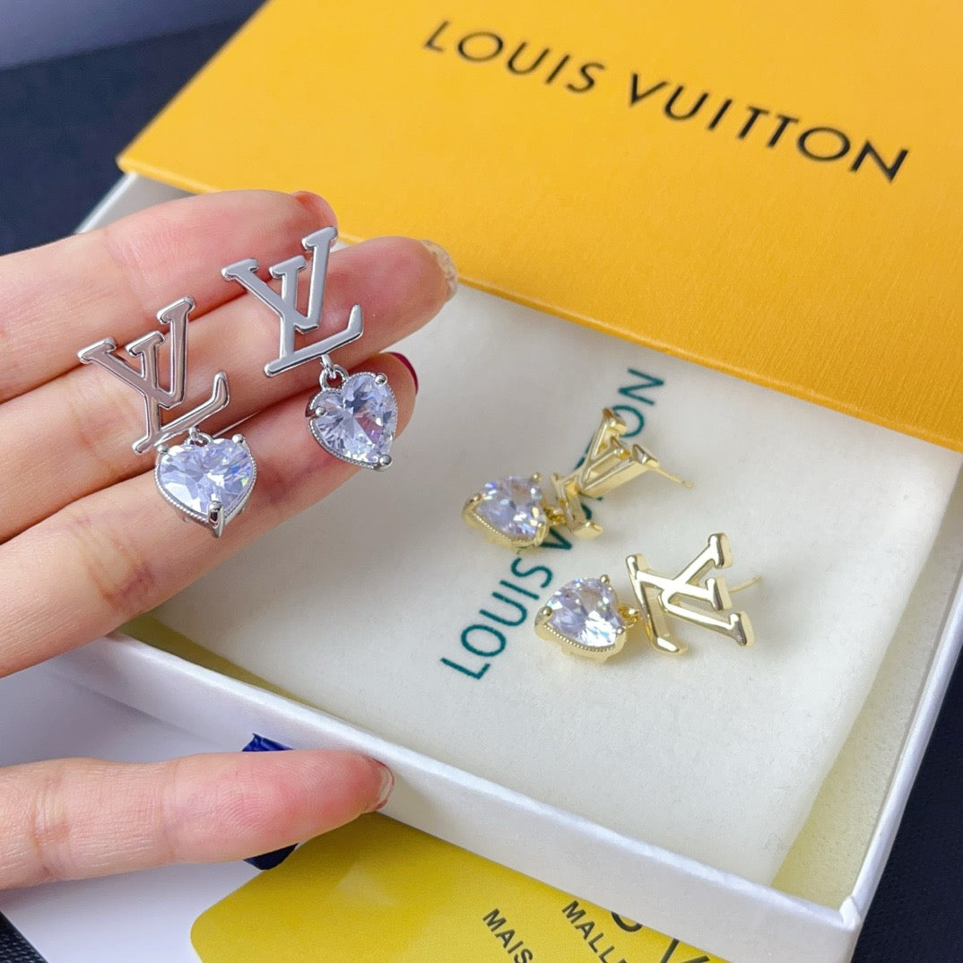 Women's Fashionable Rhinestone Drop Earrings