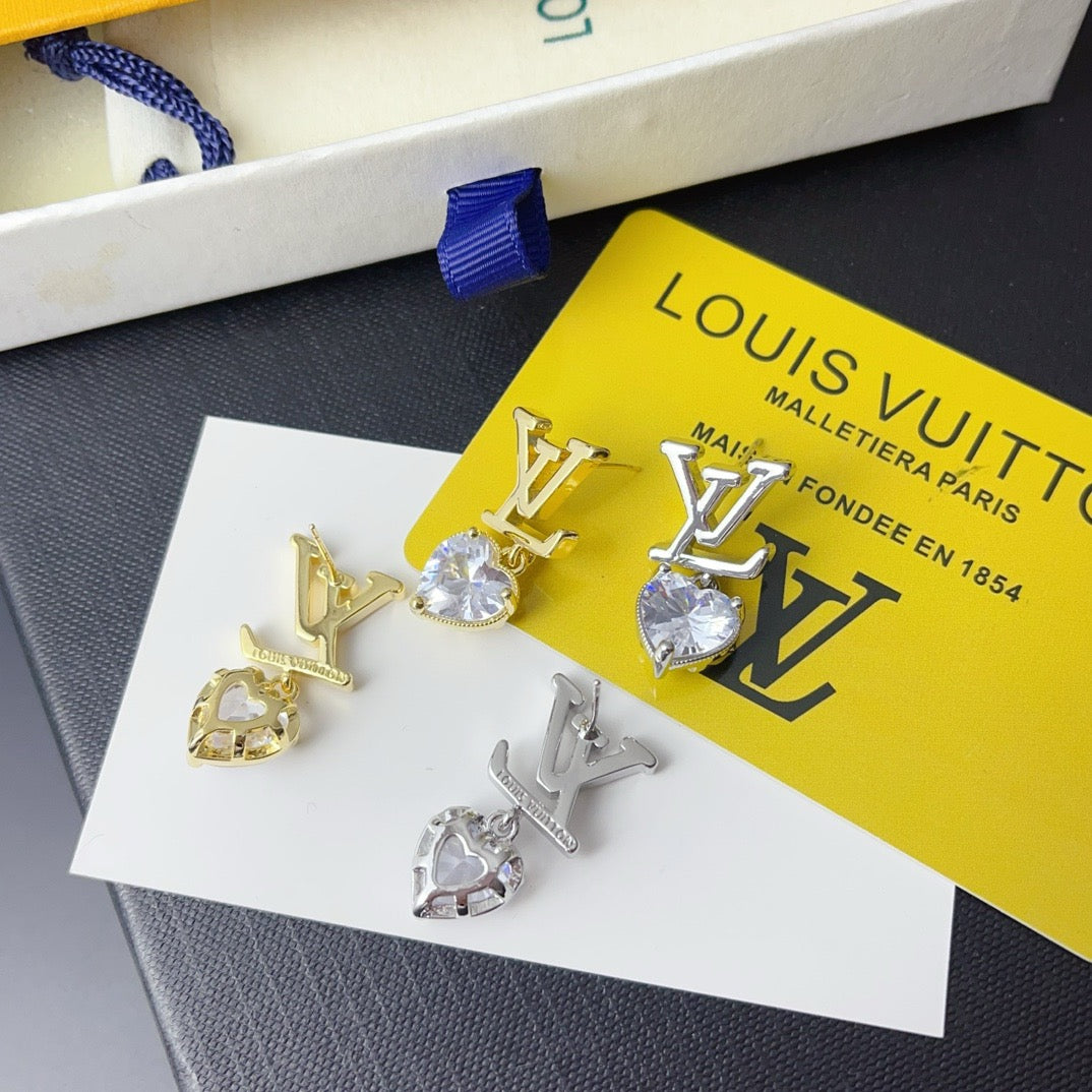 Women's Fashionable Rhinestone Drop Earrings