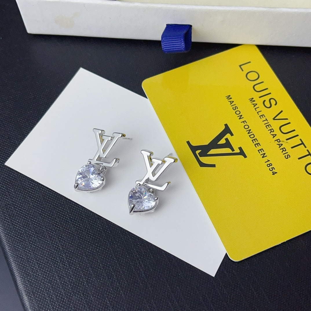 Women's Fashionable Rhinestone Drop Earrings